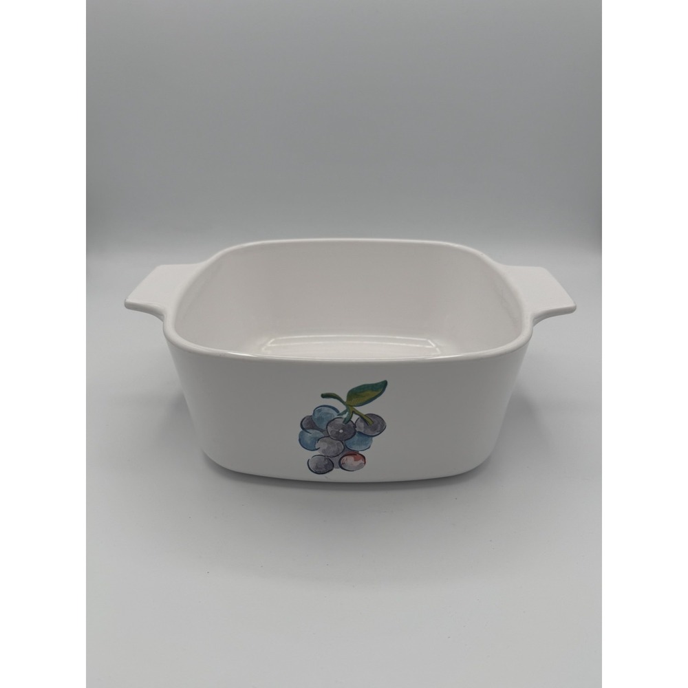 Vintage Pyrex Blueberry Casserole Dish A-1/2-B 1.5L No Lid‎ USA